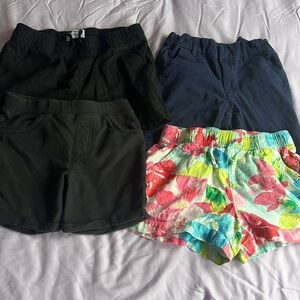 3 pair of girls shorts- Size M